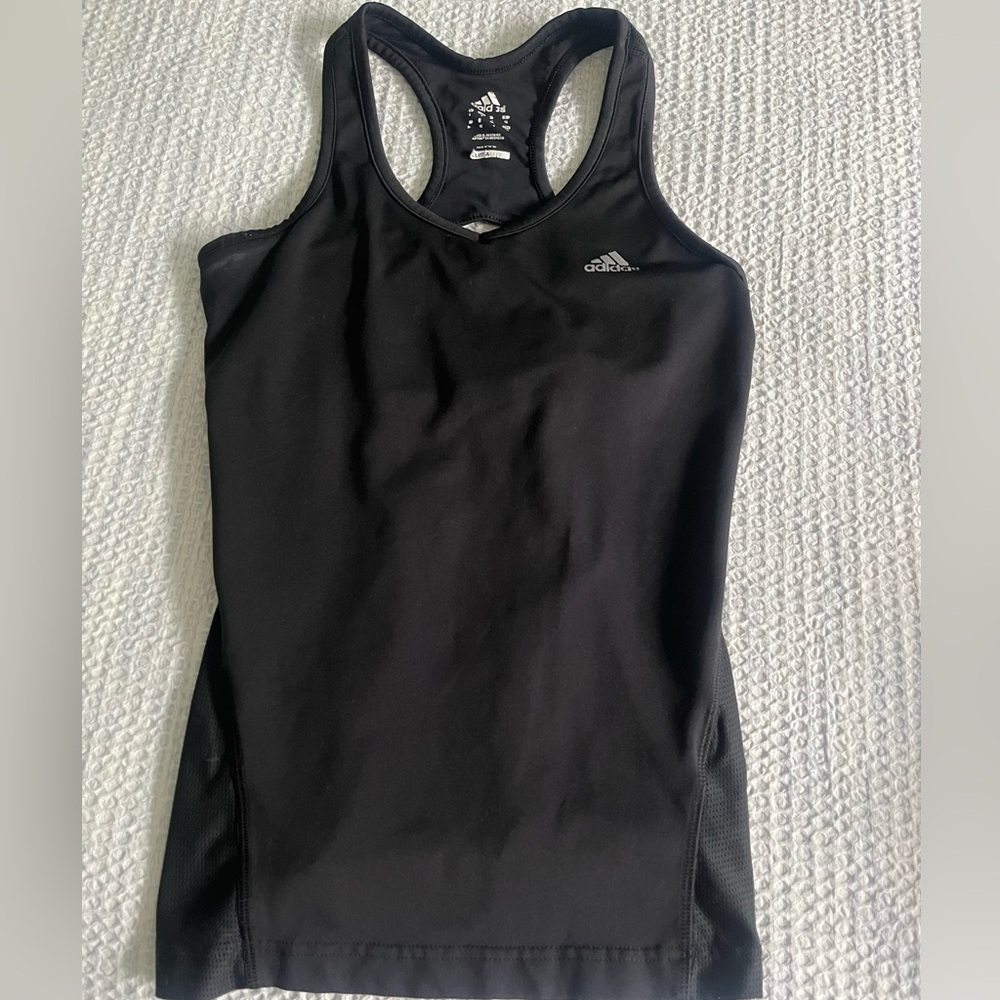 Adidas Women's Sleek Black Tank Top